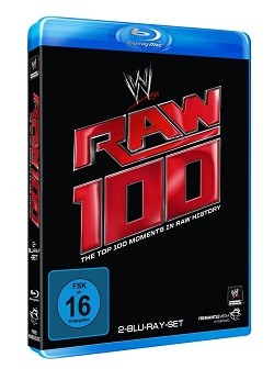 Top 100 Raw Moments Blu-Ray Cover