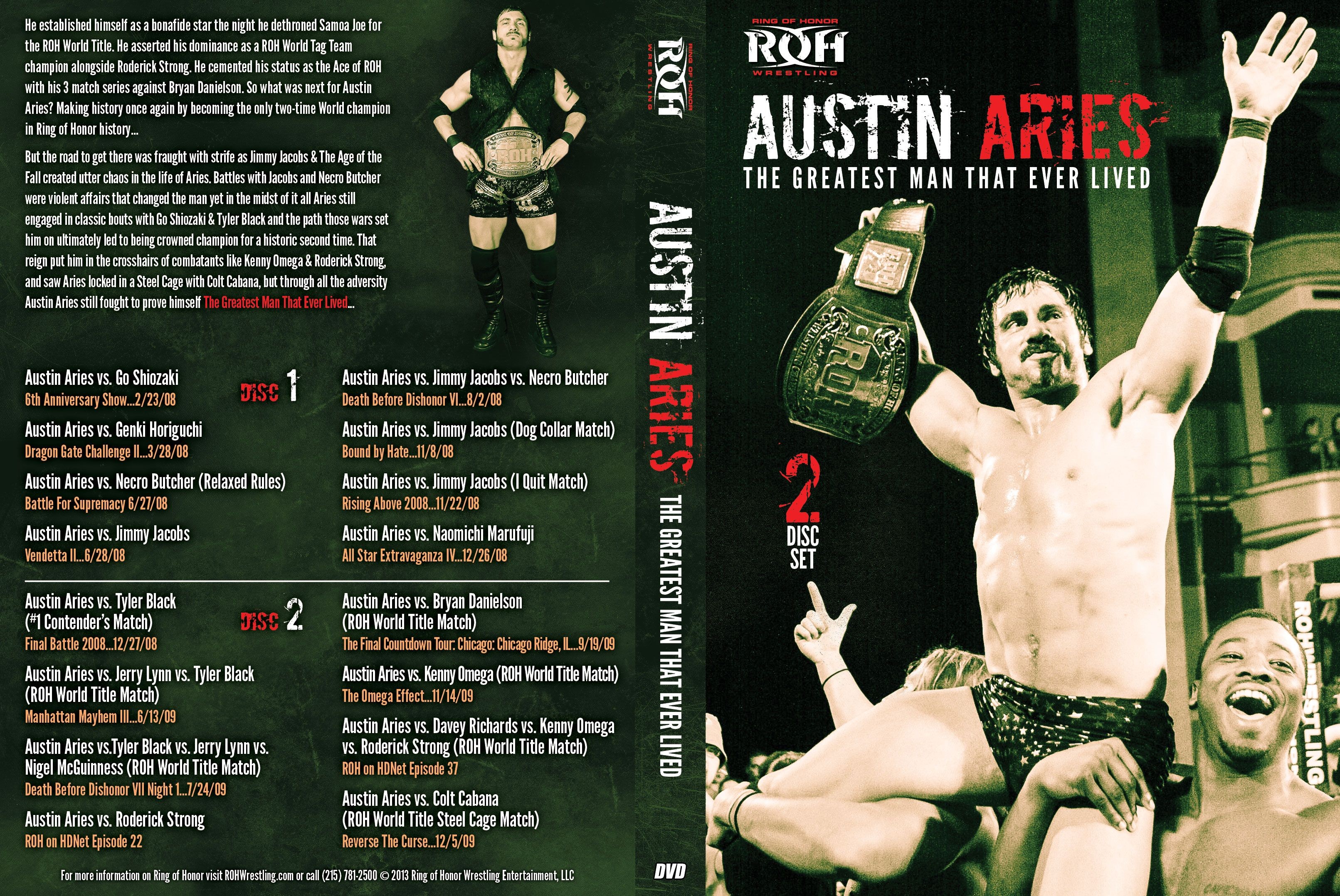 Austin Aries “The Greatest Man That Ever Lived” Cover