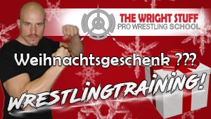 Wright Stuff Pro Wrestlingschool Weihnachtsbanner